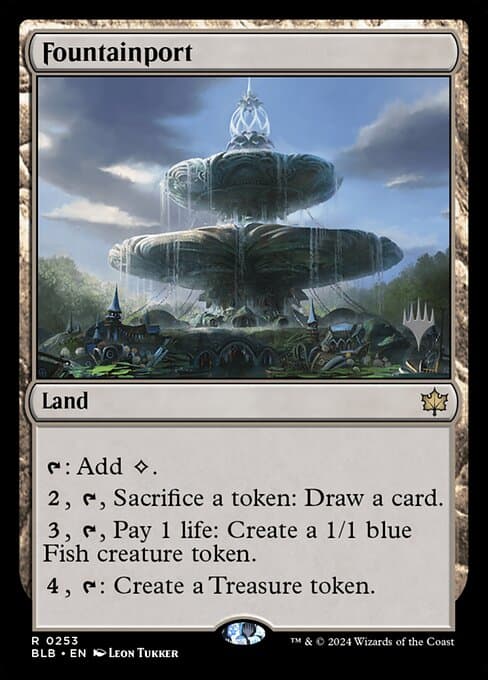 Fountainport from Bloomburrow Promos (Rare)