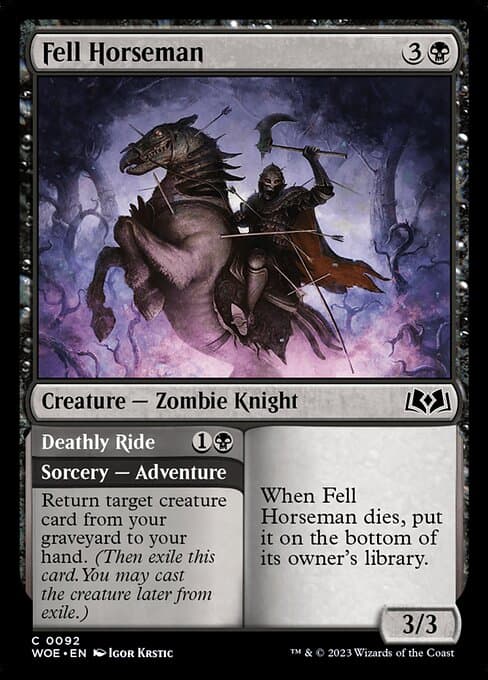 Fell Horseman // Deathly Ride (Common)