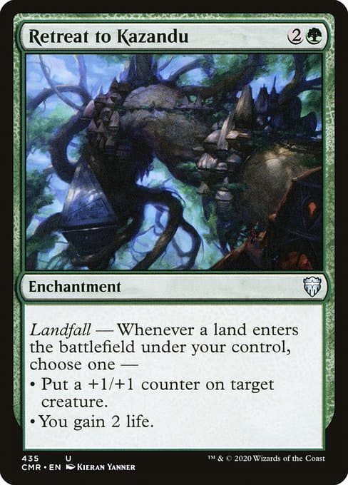 Retreat to Kazandu from Commander Legends (Uncommon)