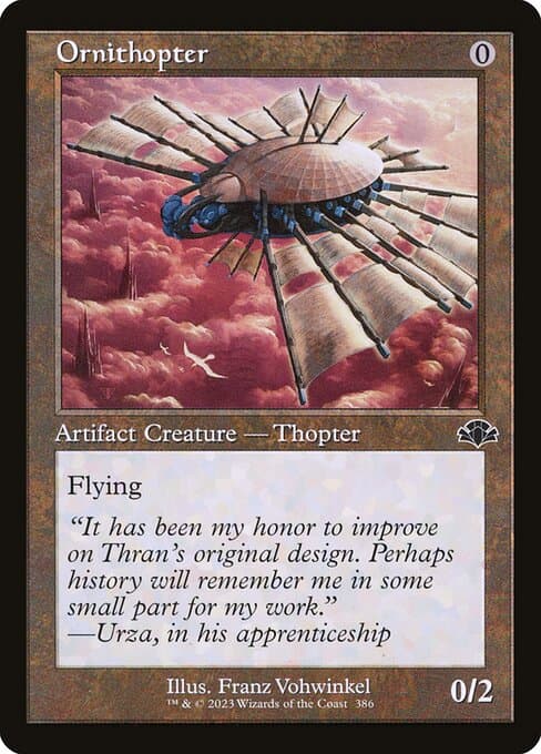 Ornithopter from Dominaria Remastered (Common)
