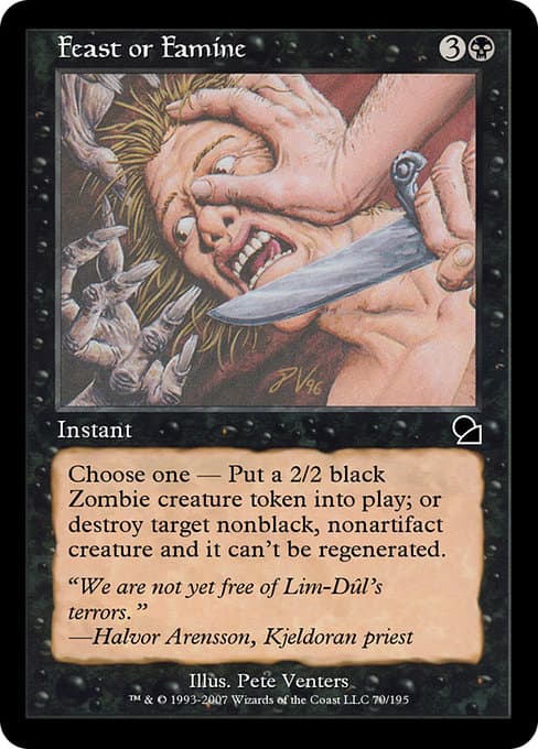 Feast or Famine from Masters Edition (Common)