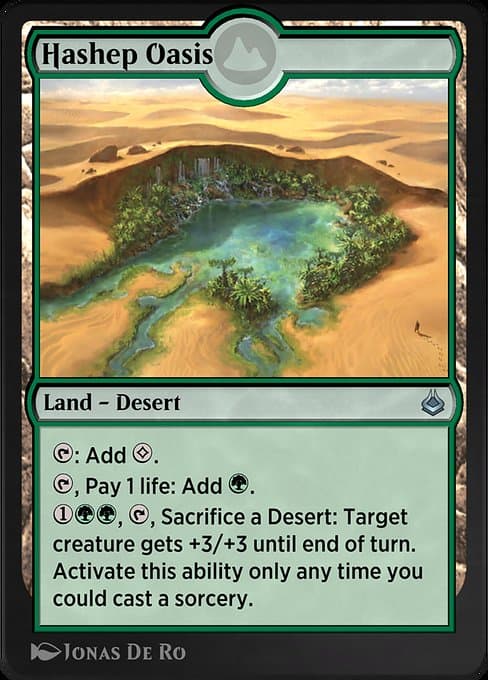 Hashep Oasis from Amonkhet Remastered (Uncommon)