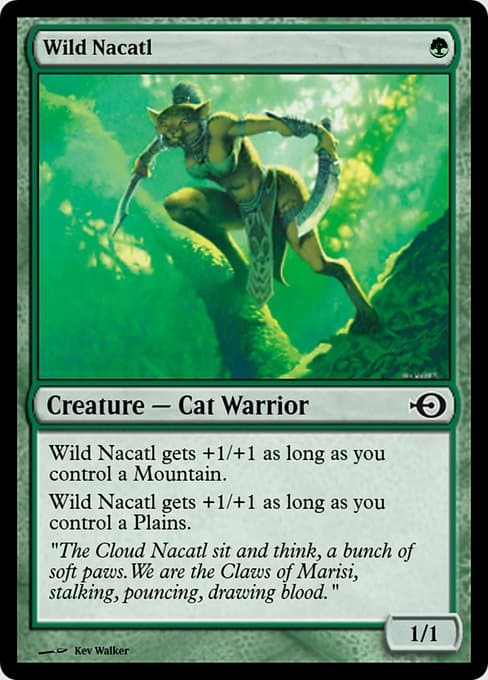 Wild Nacatl from Magic Online Promos (Common)