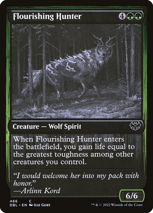 Flourishing Hunter from Innistrad: Double Feature (Common)
