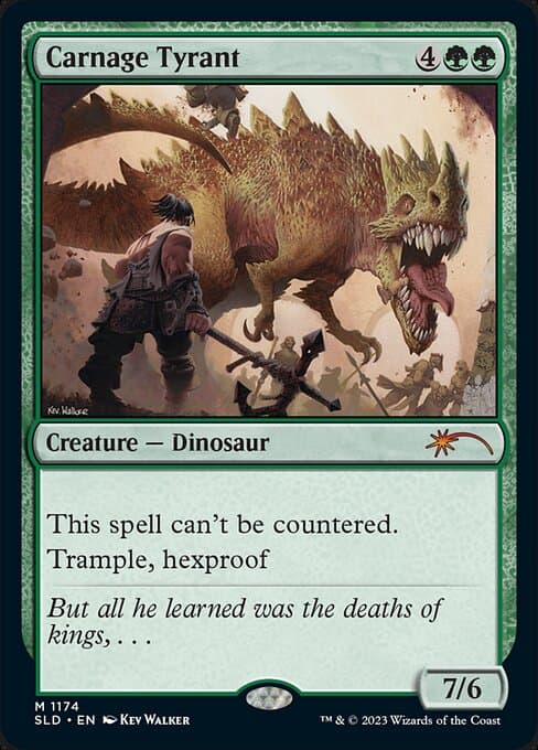 Carnage Tyrant from Secret Lair Drop (Mythic)