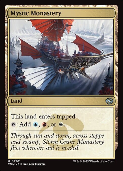 Mystic Monastery from Tarkir: Dragonstorm (Uncommon)