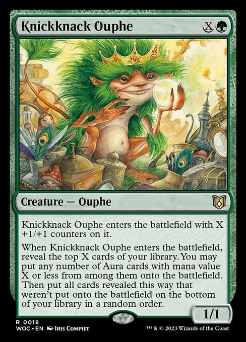 Knickknack Ouphe from Wilds of Eldraine Commander (Rare)