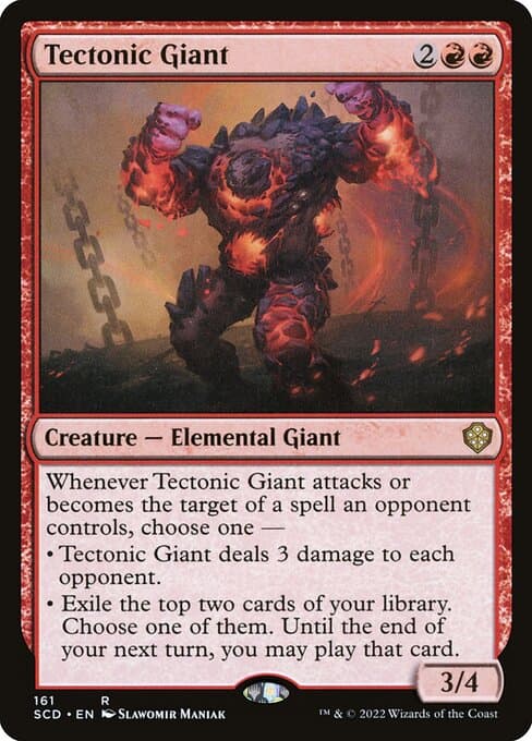 Tectonic Giant from Starter Commander Decks (Rare)