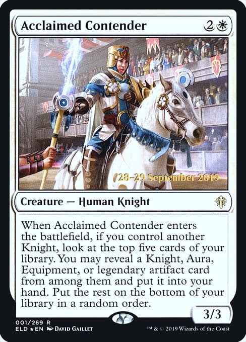 Acclaimed Contender from Throne of Eldraine Promos (Rare)