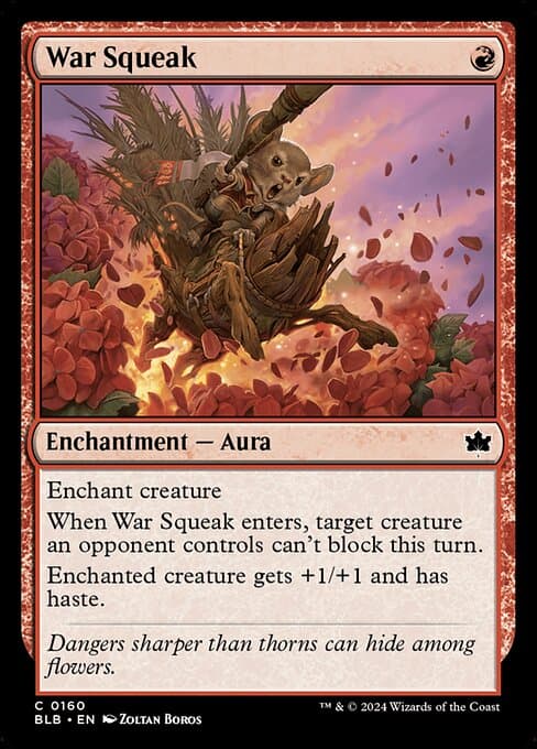 War Squeak from Bloomburrow (Common)