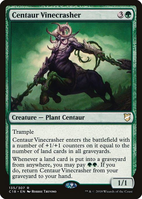 Centaur Vinecrasher from Commander 2018 (Rare)