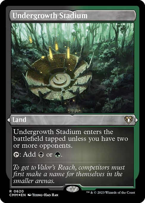 Undergrowth Stadium from Commander Masters (Rare)