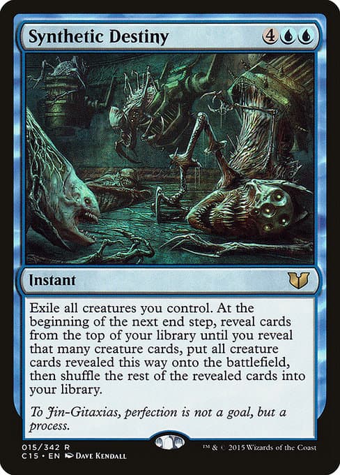 Synthetic Destiny from Commander 2015 (Rare)
