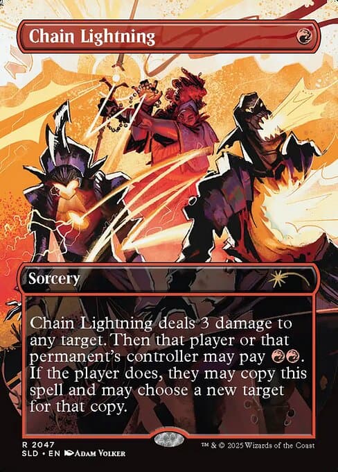 Chain Lightning from Secret Lair Drop (Rare)