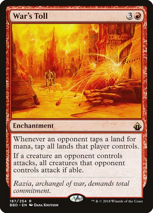 War's Toll from Battlebond (Rare)
