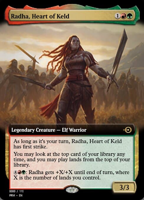 Radha, Heart of Keld from Magic Online Promos (Rare)