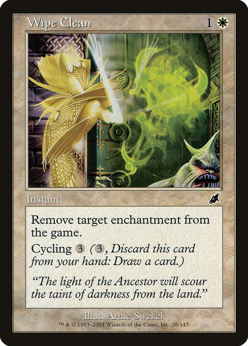 Wipe Clean from Scourge (Common)