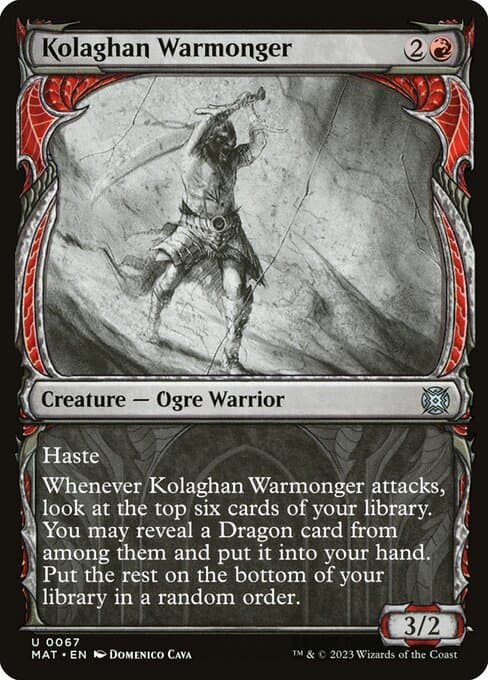 Kolaghan Warmonger from March of the Machine: The Aftermath (Uncommon)