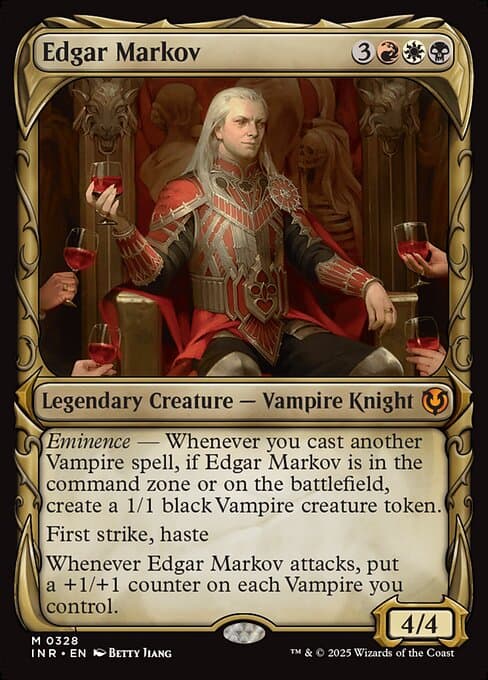 Edgar Markov from Innistrad Remastered (Mythic)