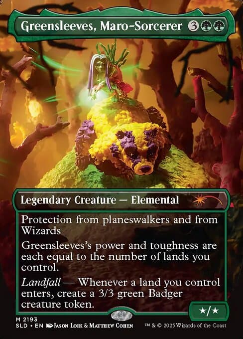 Greensleeves, Maro-Sorcerer from Secret Lair Drop (Mythic)
