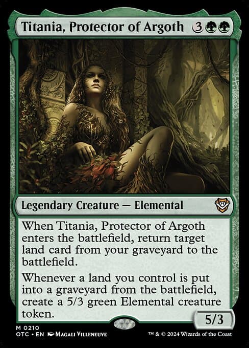 Titania, Protector of Argoth from Outlaws of Thunder Junction Commander (Mythic)