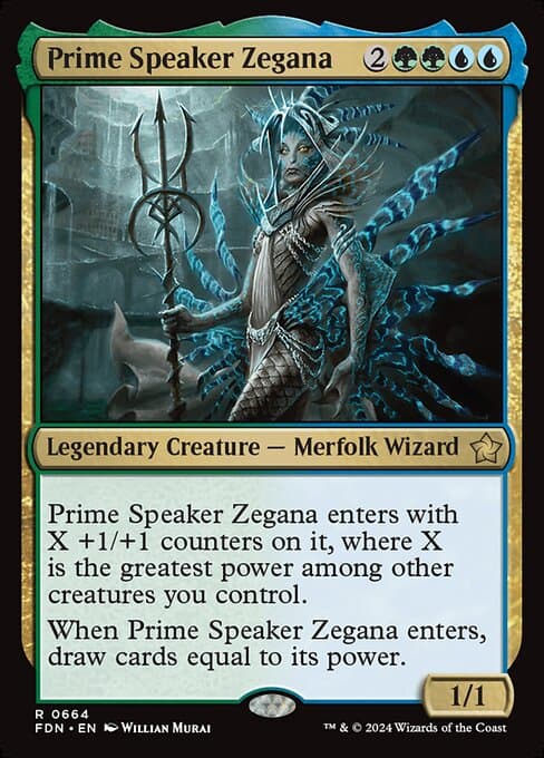 Prime Speaker Zegana from Foundations (Rare)