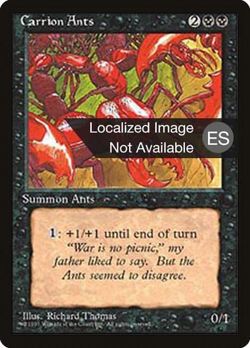 Carrion Ants from Fourth Edition Foreign Black Border (Uncommon)