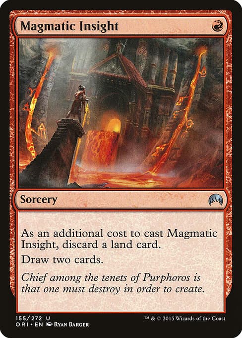 Magmatic Insight from Magic Origins (Uncommon)