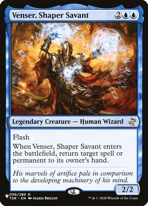 Venser, Shaper Savant from The List (Rare)