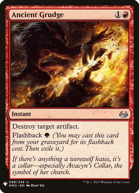 Ancient Grudge from The List (Uncommon)