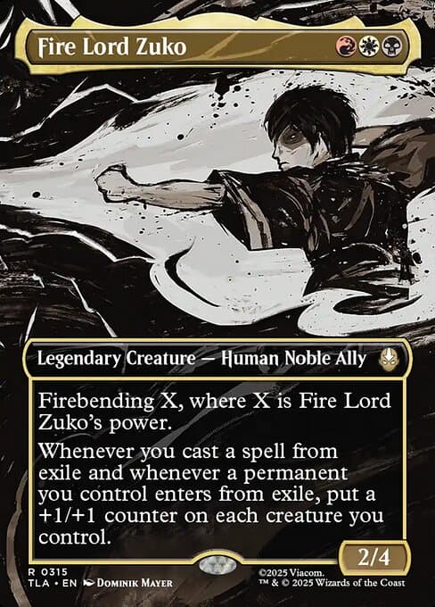 Fire Lord Zuko from Avatar: The Last Airbender (Rare)