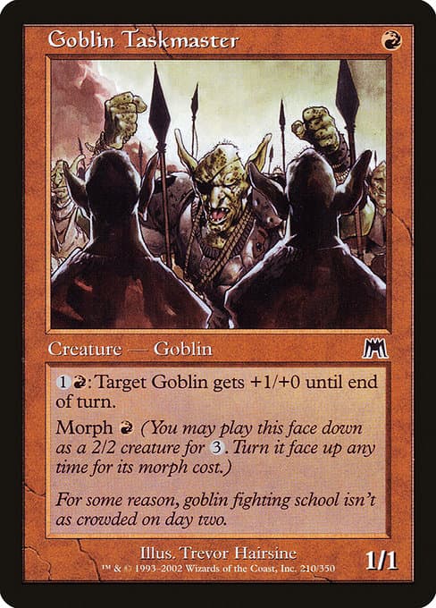 Goblin Taskmaster from Onslaught (Common)