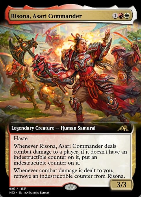 Risona, Asari Commander from Magic Online Promos (Rare)