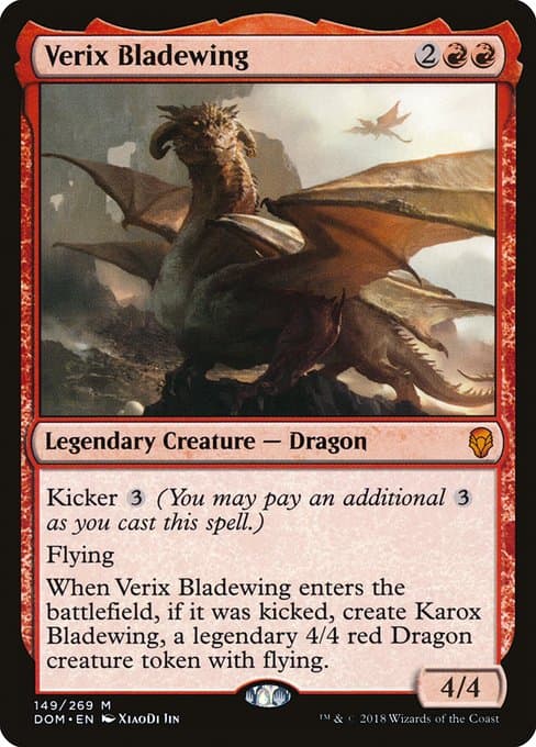 Verix Bladewing from Dominaria (Mythic)