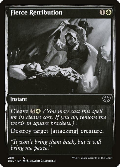 Fierce Retribution from Innistrad: Double Feature (Common)