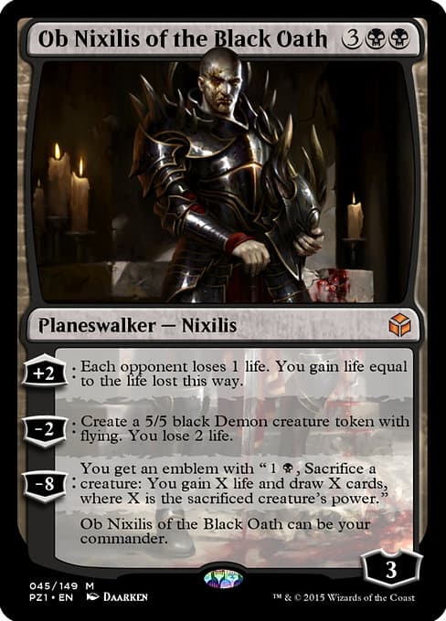 Ob Nixilis of the Black Oath from Legendary Cube Prize Pack (Mythic)