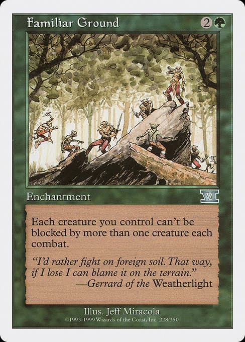 Familiar Ground from Classic Sixth Edition (Uncommon)