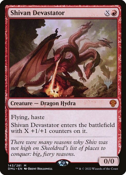 Shivan Devastator from Dominaria United Promos (Mythic)
