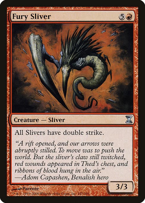 Fury Sliver from Time Spiral (Uncommon)