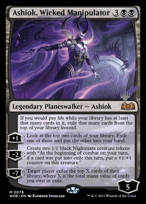 Ashiok, Wicked Manipulator from Wilds of Eldraine Promos (Mythic)