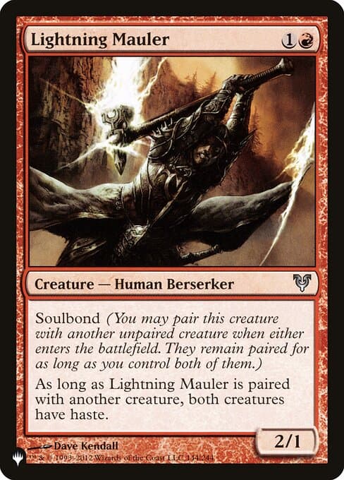 Lightning Mauler from The List (Uncommon)
