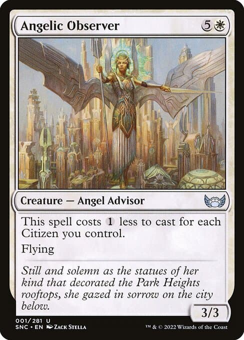 Angelic Observer from Streets of New Capenna (Uncommon)