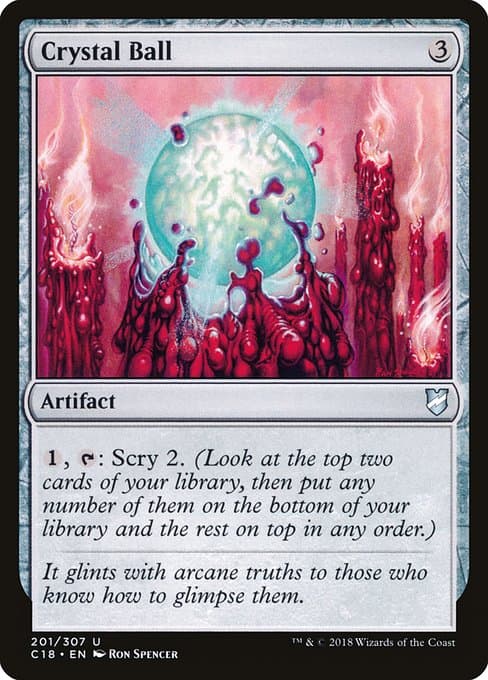 Crystal Ball from Commander 2018 (Uncommon)