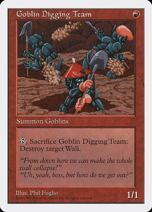 Goblin Digging Team from Fifth Edition (Common)