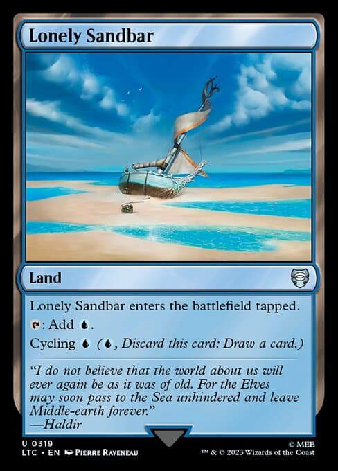 Lonely Sandbar from Tales of Middle-earth Commander (Uncommon)