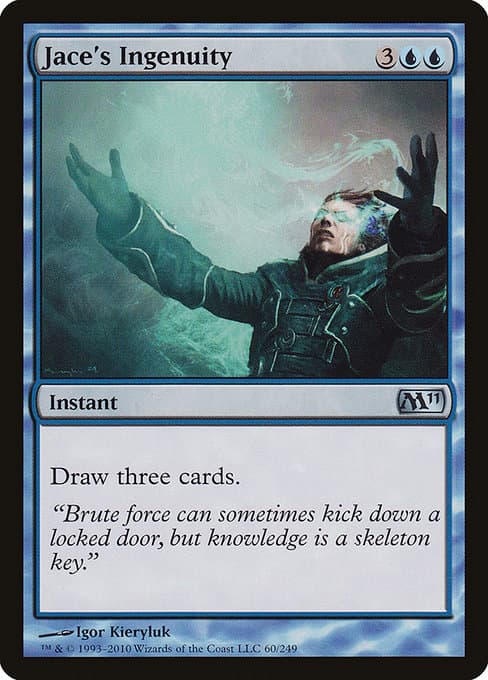 Jace's Ingenuity from Magic 2011 (Uncommon)