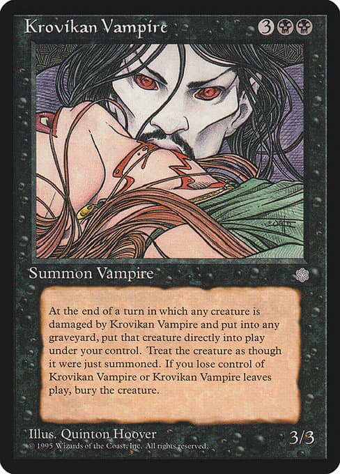 Krovikan Vampire from Ice Age (Uncommon)
