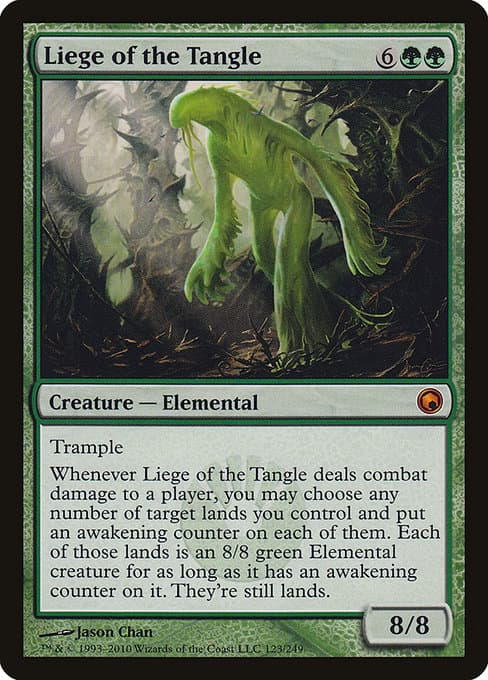 Liege of the Tangle from Scars of Mirrodin (Mythic)