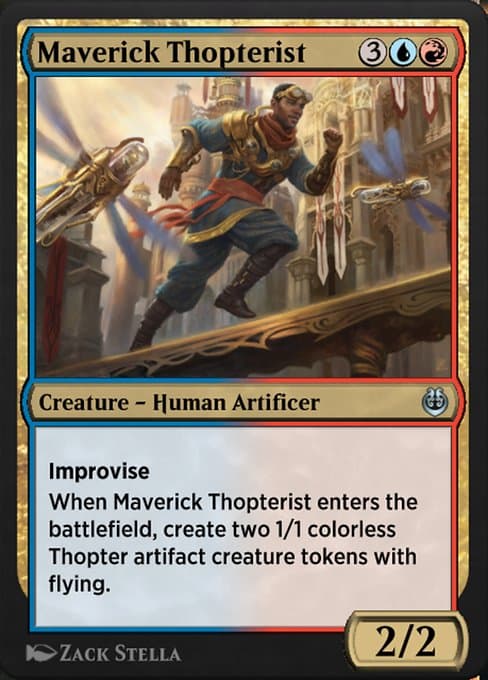 Maverick Thopterist #199 – Kaladesh Remastered Maverick Thopterist from Kaladesh Remastered (Uncommon)