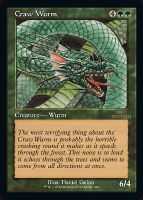 Craw Wurm from 30th Anniversary Edition (Common)